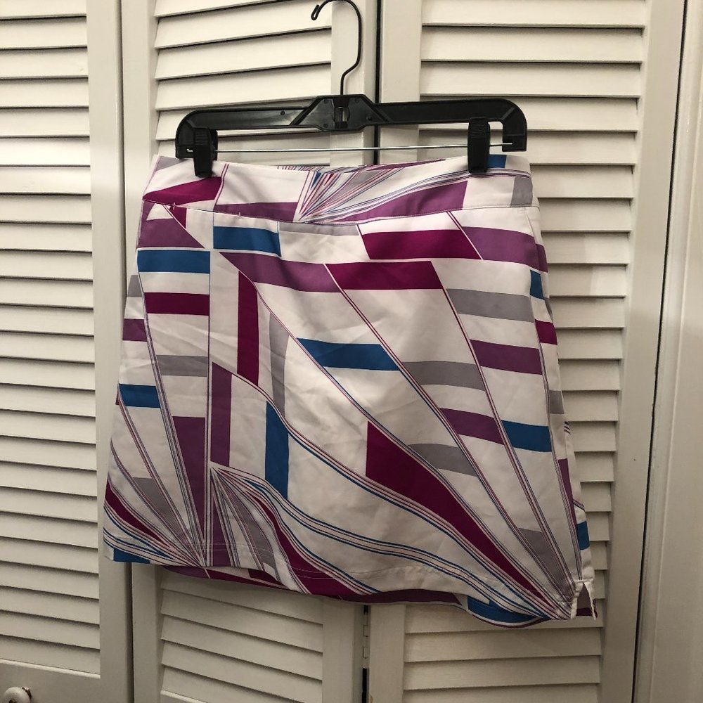 Adidas Clima cool Golf Skort Lavender and White XL